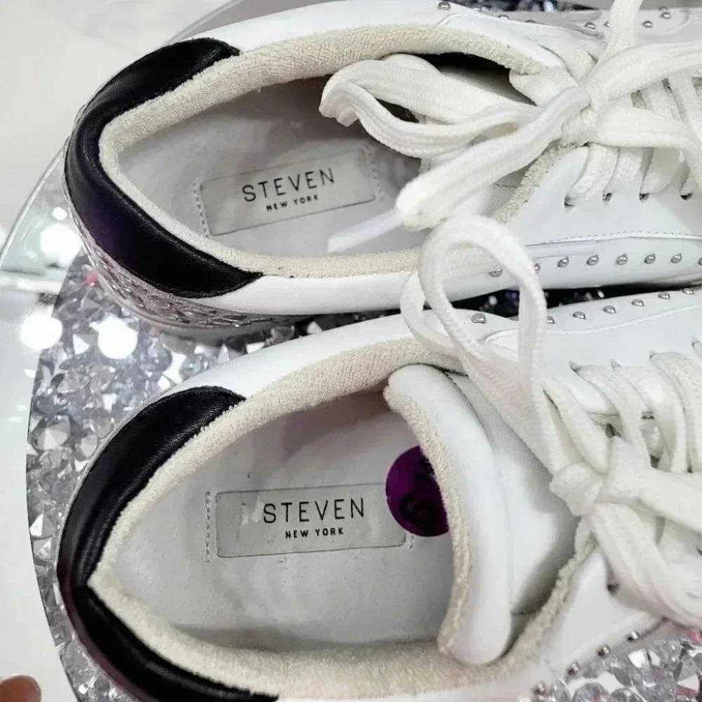 NWOT Steven Rubie-S Studded Star Sneakers